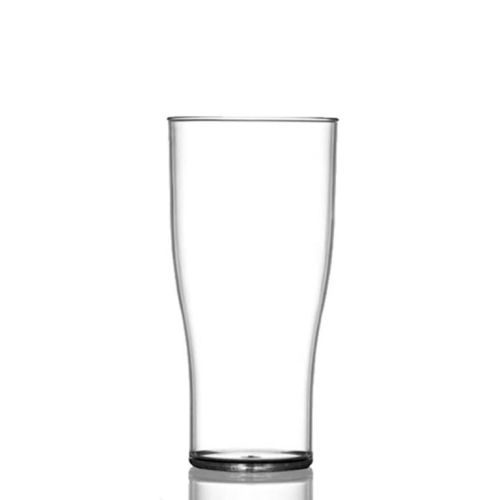 Transparentes Kunststoff-Bierglas Light 57 cl. Dieses Glas ist sowohl für Druck als auch für Gravur geeignet